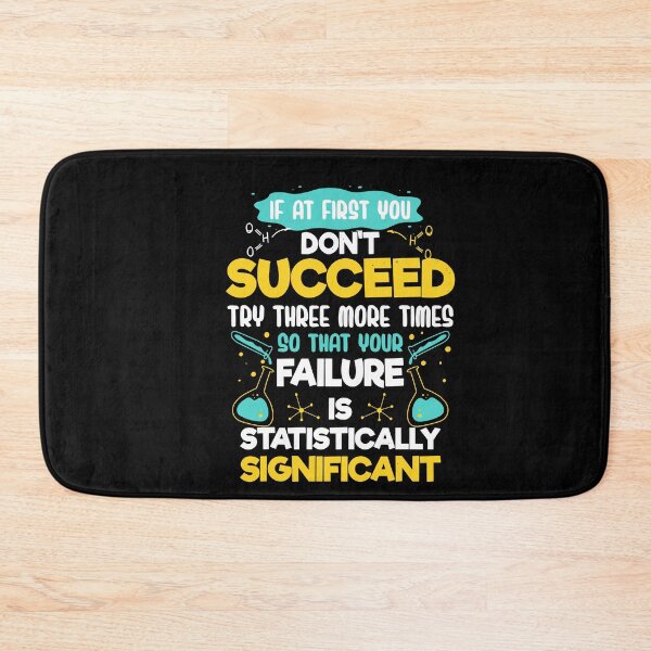 Item preview, If At First You Don't Succeed Motivation T-Shirt Funny Biology Rule designed and sold by JudyMann8258.
