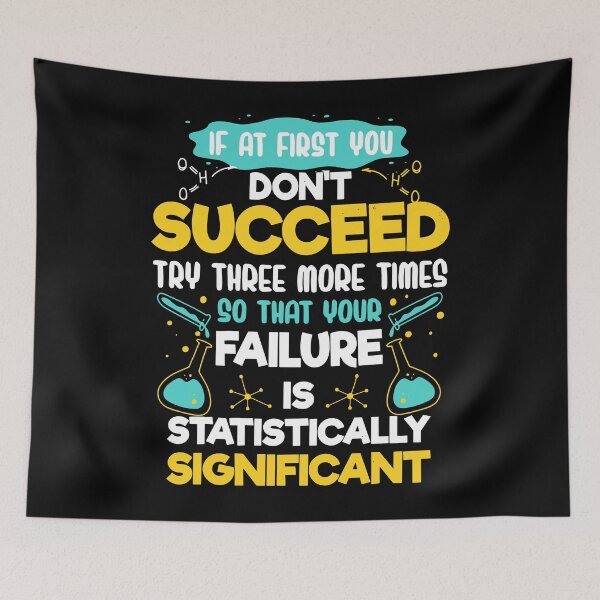 Item preview, If At First You Don't Succeed Motivation T-Shirt Funny Biology Rule designed and sold by JudyMann8258.