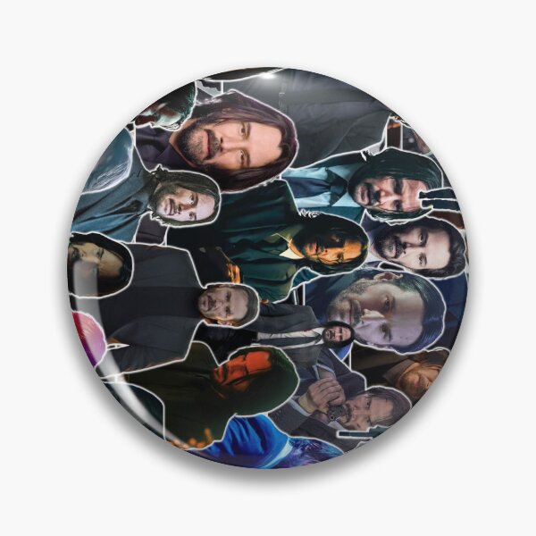 Item preview, Keanu Reeves Canadian actor John Wick Lateral Version Aesthetic Collage - 5 designed and sold by creativille.