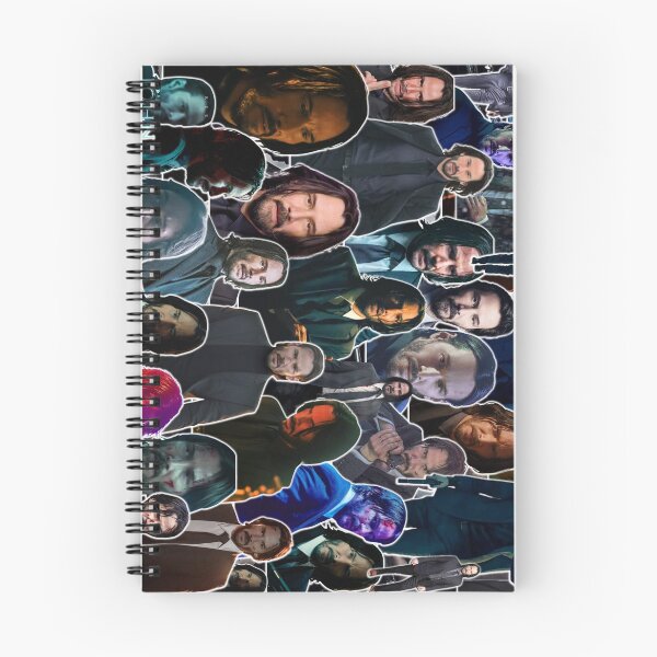 Item preview, Keanu Reeves Canadian actor John Wick Lateral Version Aesthetic Collage - 5 designed and sold by creativille.