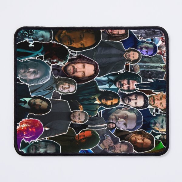 Item preview, Keanu Reeves Canadian actor John Wick Lateral Version Aesthetic Collage - 5 designed and sold by creativille.