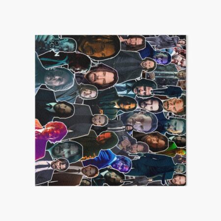 Item preview, Keanu Reeves, kanadischer Schauspieler John Wick, Ästhetische Collage der Querversion - 5 designed and sold by creativille.
