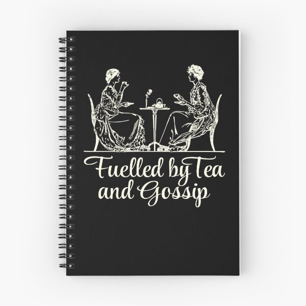 Item preview, Funny Fuelled by Tea And Gossip Slogan designed and sold by TrulyEpoque.