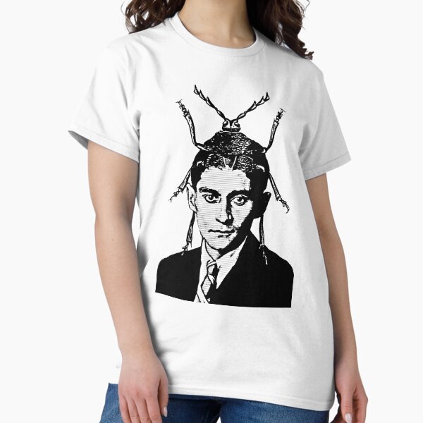 Vista previa del artículo con la obra «Franz Kafka se metamorfosea», diseñado y vendido por BookLoversStuff.