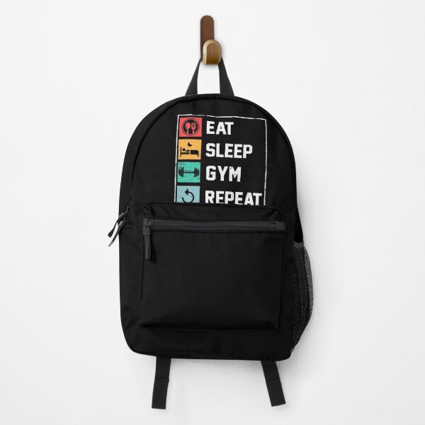 Item preview, Eat Sleep Gym Repeat Gym Motivation T-Shirt designed and sold by JudyMann8258.