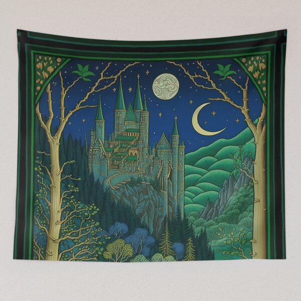 Item preview, Two Moon Over Castle designed and sold by Kybruno's Creations.