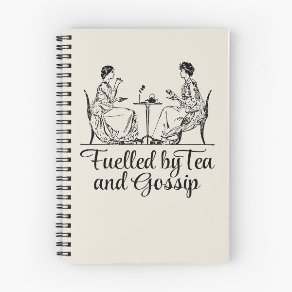 Item preview, Fuelled by Tea And Gossip Fun Slogan designed and sold by TrulyEpoque.