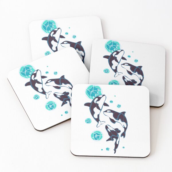 Item preview, Life is better with orcas, orca, killer whale cute designed and sold by lucky-fern.