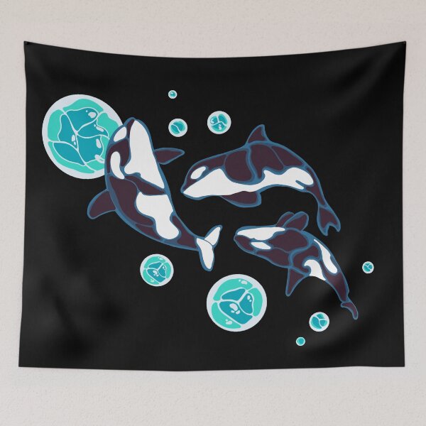 Item preview, Life is better with orcas, orca, killer whale cute designed and sold by lucky-fern.