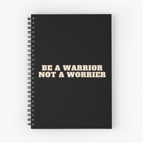 Item preview, Be A Warrior, Not A Worrier  designed and sold by farhan20.