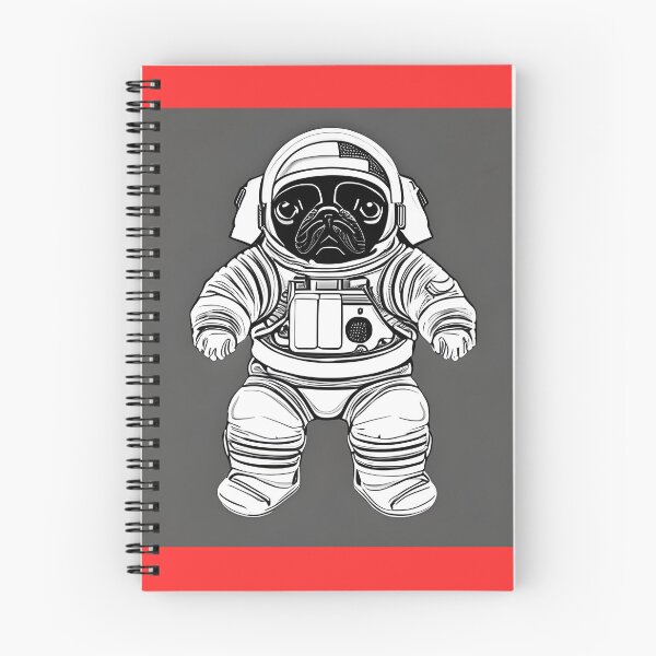 Item preview, cute astronauts bull dog designed and sold by mikoo1.