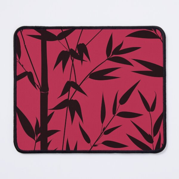 Item preview,  Floral Magenta with Black Bamboo Leaves designed and sold by SoccaTamam.
