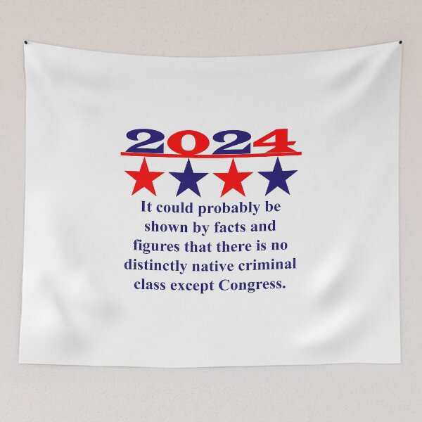 Item preview, It Could Probably Be Shown By Facts - Political Quote  designed and sold by CrankyOldDude.