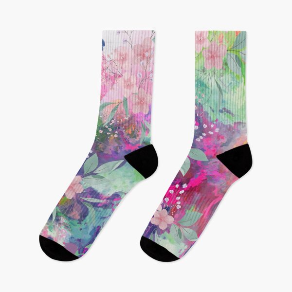 Item preview, Pink and Green Floral Pattern designed and sold by tomorrowsart.