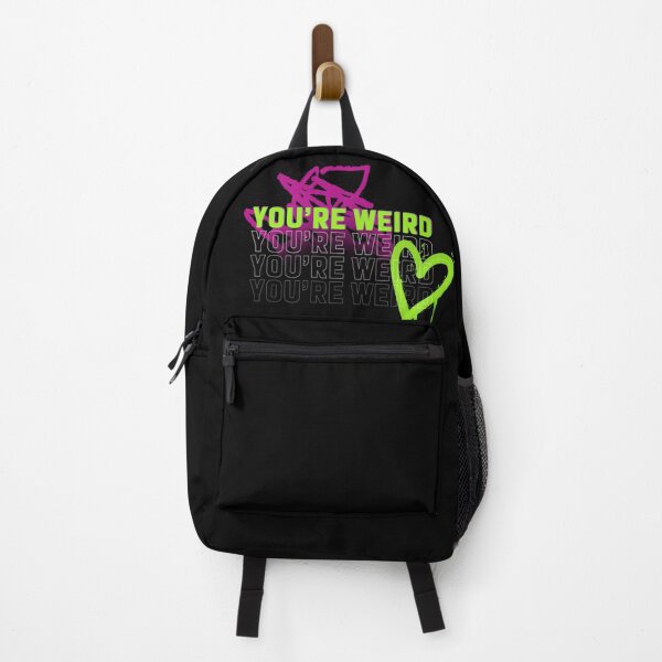 Item preview, You’re Weird Heart Scribble Green Pink Design designed and sold by Mitch616Art.
