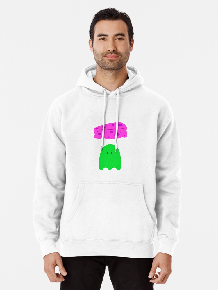 Pink and clearance green hoodie