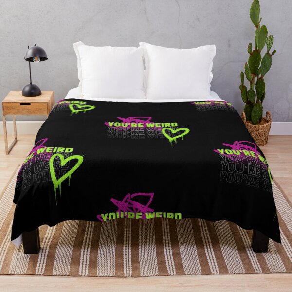 Item preview, You’re Weird Heart Scribble Green Pink Design designed and sold by Mitch616Art.