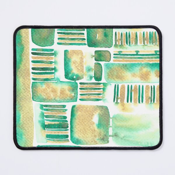 Item preview, Abstract green and gold designed and sold by Azyrielle.