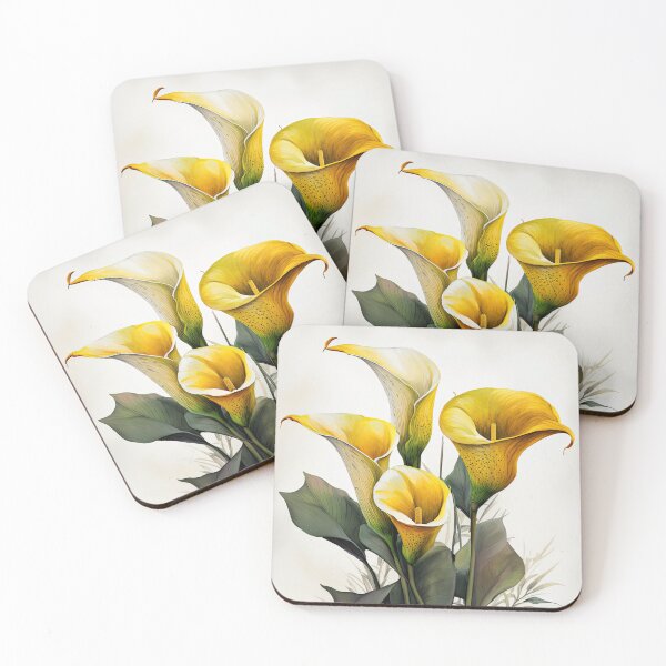 Item preview, Yellow Calla Lilies  designed and sold by Vanover Designs.