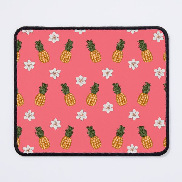 Item preview, Pineapple & Crocus Hawaiian Against Salmon Background Color designed and sold by Gumblebee Design.