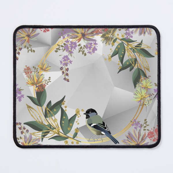Item preview, Floral Wreath with a Bird designed and sold by tomorrowsart.