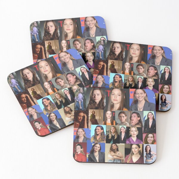 Item preview, Victoria Pedretti American actress Square Photos Seamless Aesthetic Collage - 5 designed and sold by creativille.