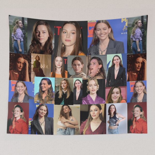 Item preview, Victoria Pedretti American actress Square Photos Seamless Aesthetic Collage - 5 designed and sold by creativille.
