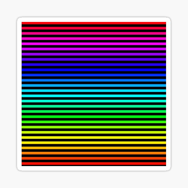 Thin American Rainbow Line | Poster
