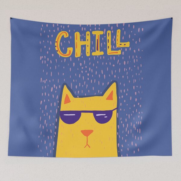 Item preview, Chill cat designed and sold by Lizvole.