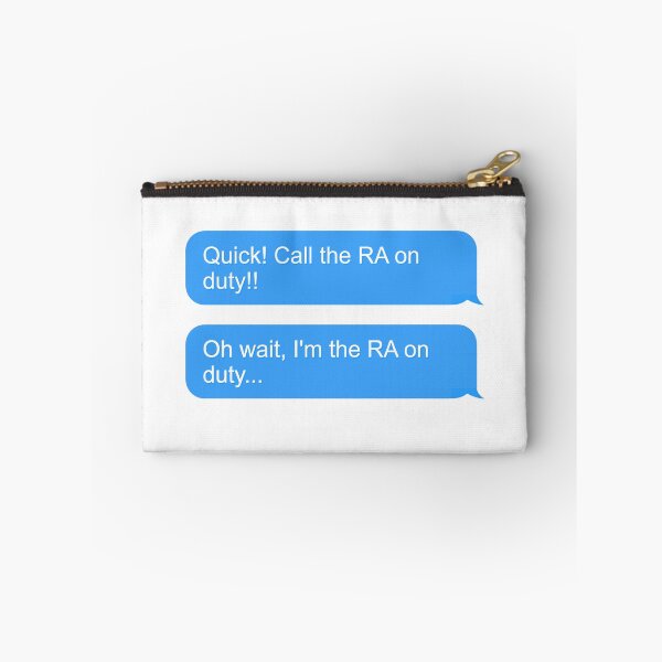 Item preview, Funny, Resident Assistant on Duty, RA on Duty designed and sold by ThoughtJumble.