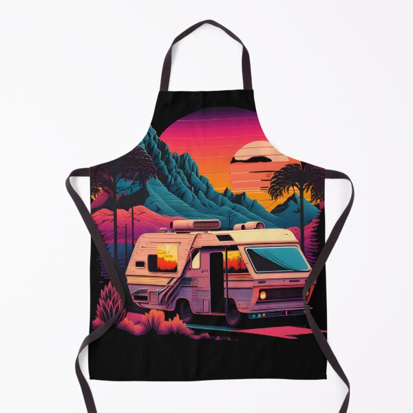 Item preview, Vintage Motorhome Mountains Camping Retro Vacation designed and sold by togetherShirts.