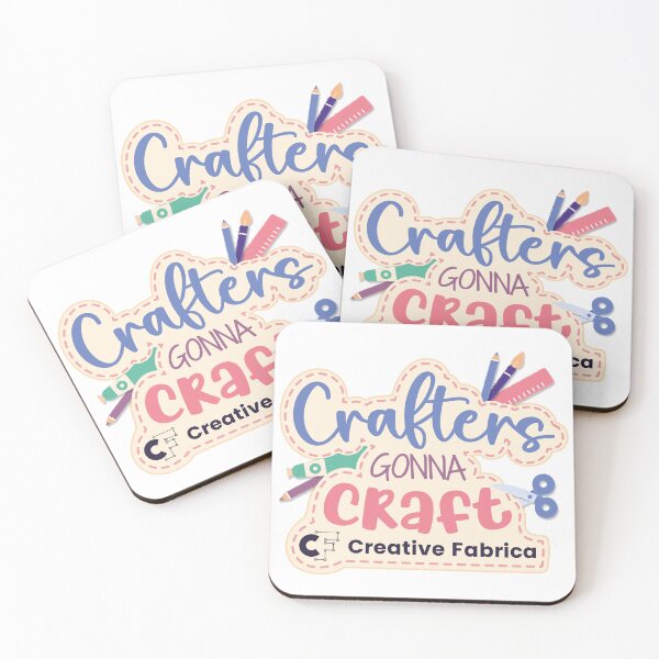 Item preview, Creative Fabrica "Crafters Gonna Craft" Quote designed and sold by CFMerch.