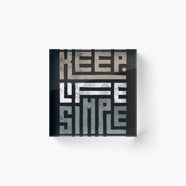 Item preview, Keep LIfe Simple designed and sold by Herbcheese.