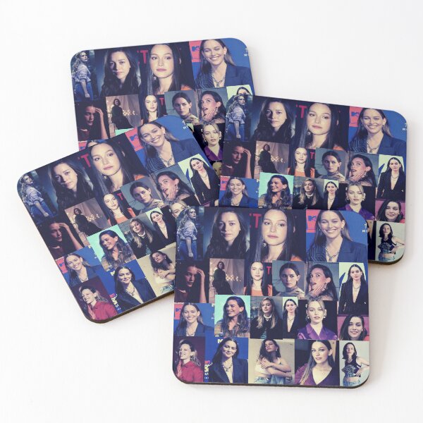 Item preview, Victoria Pedretti American actress Square Photos Dark Tint Aesthetic Collage - 7 designed and sold by creativille.