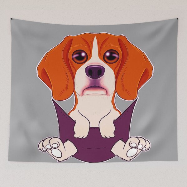 Item preview, dog_beagle-puppy-in-pocket-i-cute-beagle designed and sold by stephHIP.