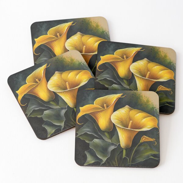 Item preview, Yellow Calla Lilies  designed and sold by Vanover Designs.