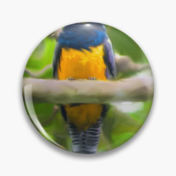 Item preview, Gartered Trogon Art Painting designed and sold by Alvaro-Miranda.