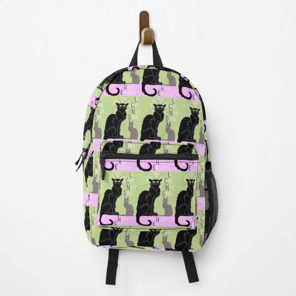 Item preview, Le Chat Noir says Happy Easter to le lapin marron designed and sold by QuirkyCatz.