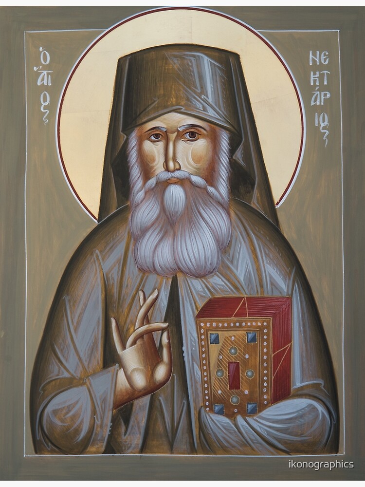 St Nektarios of Aegina by ikonographics