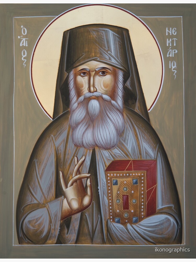 St Nektarios of Aegina by ikonographics