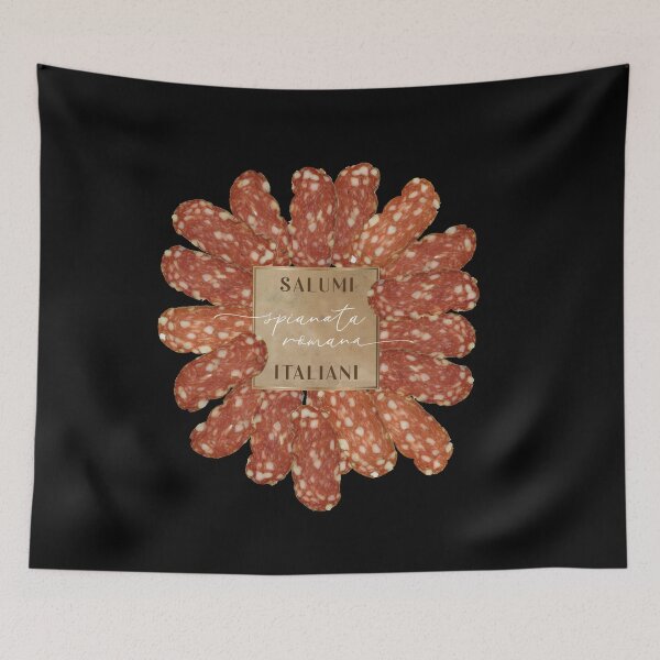 Item preview, spianata romana, salumi italiani, italian salami, charcuterie designed and sold by themoniae.