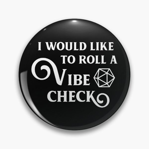 Item preview, I Roll for a Vibe Check D20 Dice designed and sold by pixeptional.