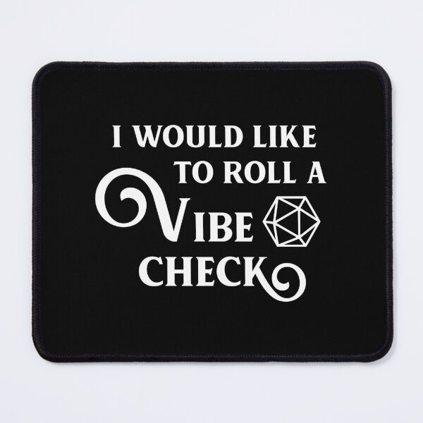 Artikelvorschau, Ich würfele für einen Vibe Check D20-Würfel entworfen und verkauft von pixeptional.