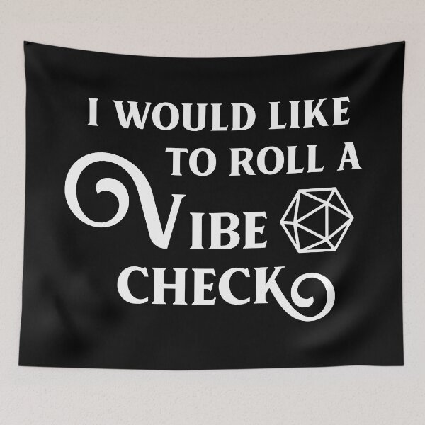 Item preview, I Roll for a Vibe Check D20 Dice designed and sold by pixeptional.