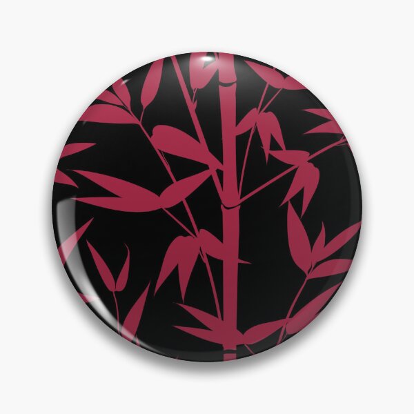 Item preview, Viva Magenta Floral Bamboo Leaves Pattern designed and sold by SoccaTamam.