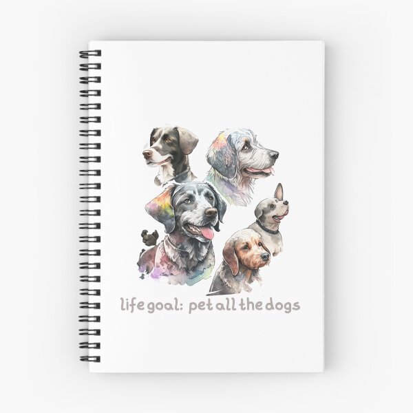Item preview, life goal pet all the dogs designed and sold by printiesart.