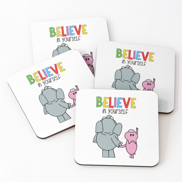 Item preview, Believe In Yourself Elephant Piggie Pigeon Kids Boy Girl designed and sold by DemminLiesel.