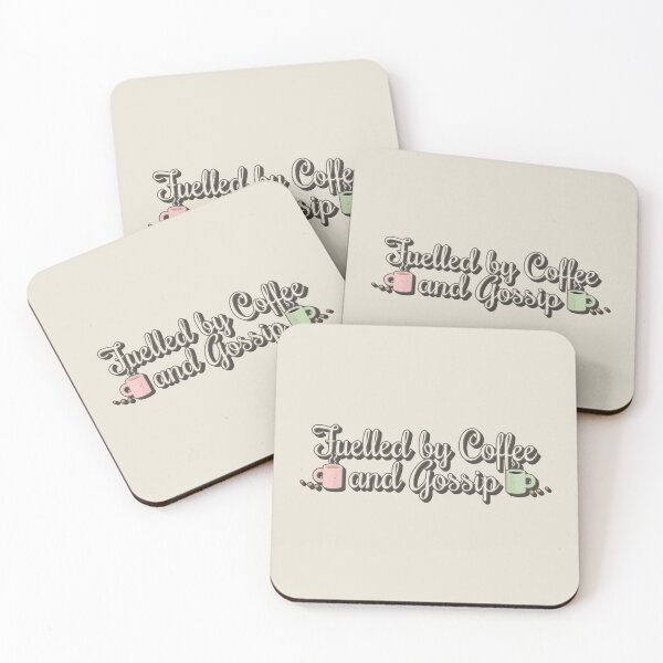 Item preview, Fun Fuelled by Coffee And Gossip Slogan designed and sold by TrulyEpoque.