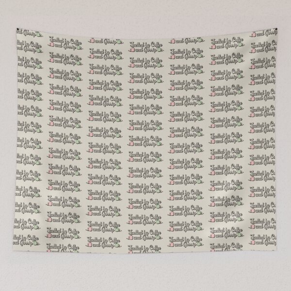 Item preview, Fun Fuelled by Coffee And Gossip Slogan designed and sold by TrulyEpoque.