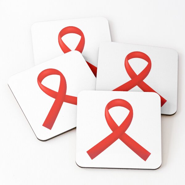 Item preview, Red AIDS awareness ribbon designed and sold by Mallva.